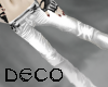 *TY White Deco Jeans