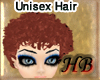 ~HB~Unisex Curly Auburn