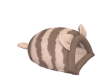 Cat's Cute Bed Brown