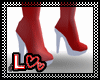 [L] Red & White Boots