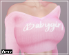 ! Babygirl crop sweater