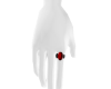 ! A Aizen Black Red Ring