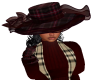 hat lg ruffle vintage