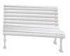 White Cuddle Bench