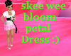 pink petal dress