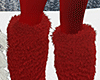 Fur Red Boots