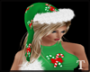 Candy Cane Hat green