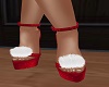Santa Glittery Heels/Fur