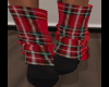 school boots red