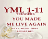 You made me live again