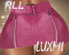 Pink Leather Skirt RLL