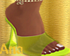 Flare Green Sandals