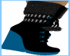 SM Black/Blu Bling Boots