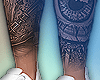 🖋 Full Shin Tattoo