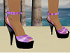zapatos lilas plataforma