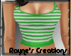 !RC! Cami Green Stripped
