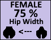 Hip Scaler 75% Female