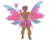 Pink Rose Fairy wings