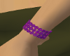 Diamond wristband purple