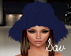 Navy Fur Hat