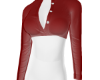 Button crop w/sleeve