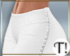 T! Sparkle White Pants M