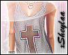 $ Cross Tank ~ GREY