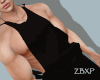 Asher Stripped Black