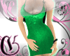 [G]Sequins Dress Green$
