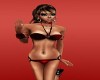 Sookies Red/Black Bikini