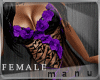 m' sexy night corset pur