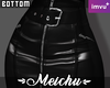 🌸 Black Leather Skirt