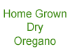Dry Oregano in a Jar