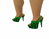 SHOES SEXY GREEN PUMPS