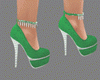 Elegant Green Heels