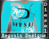 [R] Shirt Diesel Aqua