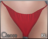 C red bikini bottoms RL