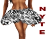 Zebra Poofy Skirt
