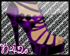 [N42o]Purple Plaid Heels