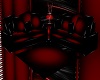 Red,Black Group Sofa
