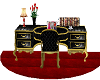 Black n Gold Desk