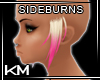+KM+ Sideburns Plt/Pnk