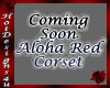 ~H~Aloha Red Corset