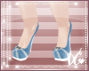 G|Blue Lace Heels