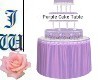 JW Purple Cake Table