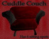Romantic red/gray Couch