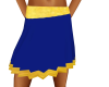 Blue&Gold Pleated Skirt