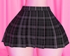 S! Plaid Skirt - Ash