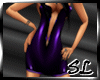 [SL] pvc mini dress purp