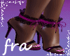 lace fuxsia Elly heels